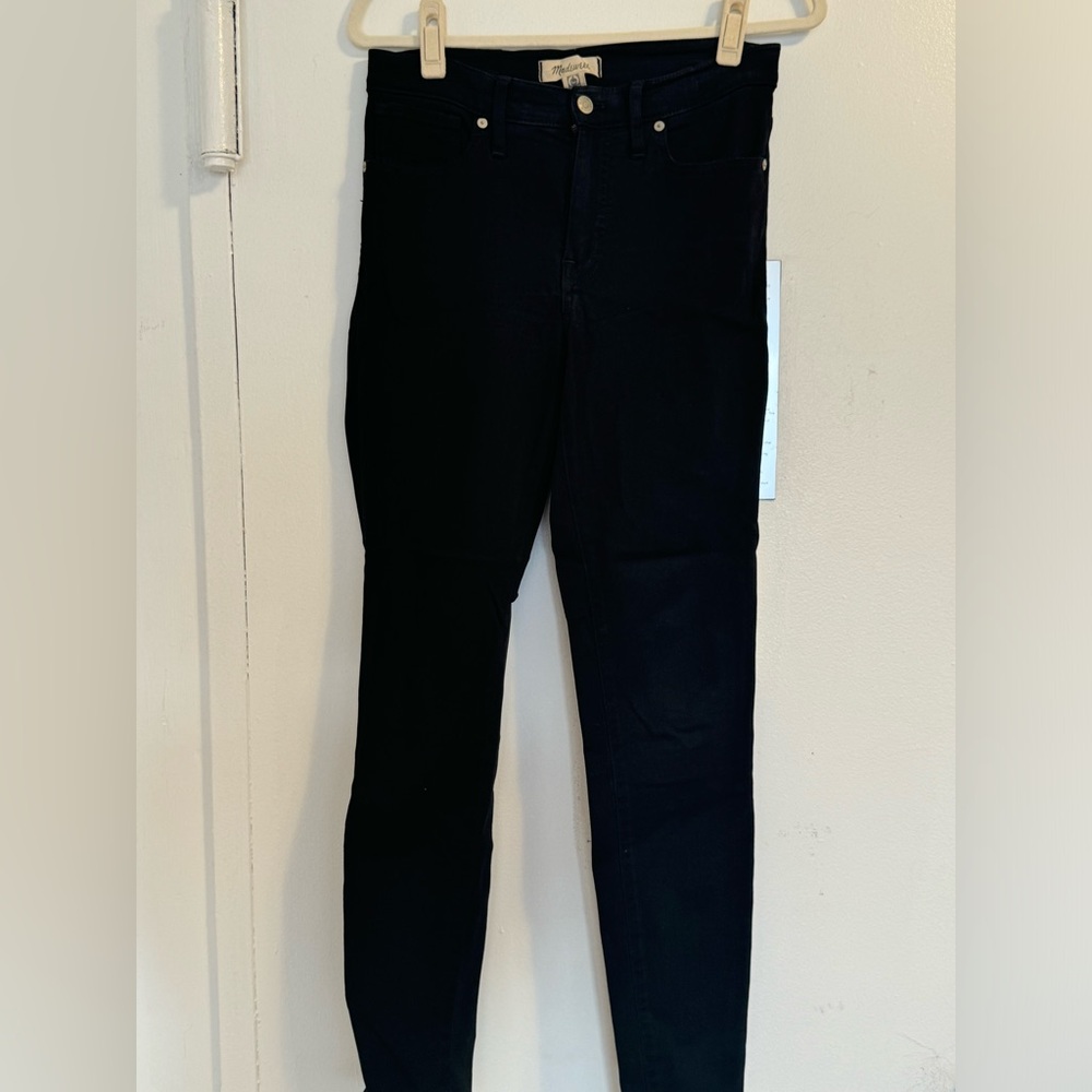 Madewell | Mid Rise Skinny Jean | Black | Size 28 Tall